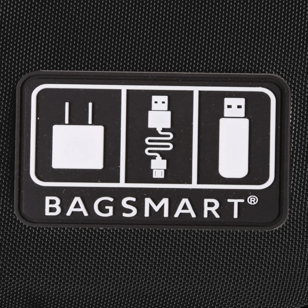 Bagsmart путешествия электронные аксессуары сумка-Органайзер для цифровых устройств, нейлоновые сумки на плечо для наушники линии передачи данных SD карты USB кабель