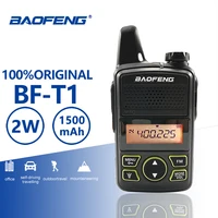 baofeng bf t1 kids mini walkie talkie 20 channels uhf 400 470mhz portable t1 ham two way radio amador usb charger hf transceiver