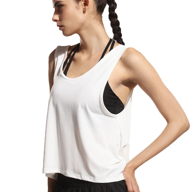 Besgo Сексуальная женская спортивная майка без рукавов с открытой спиной