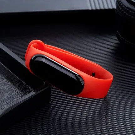 Red Ремешок на запястье для Xiaomi Mi, 3/4, смарт-браслет, аксессуары, браслет для Xiaomi Mi, 3, 4, ремешок для часов, точечные товары, Correas de relo - Цвет ремешка: Red