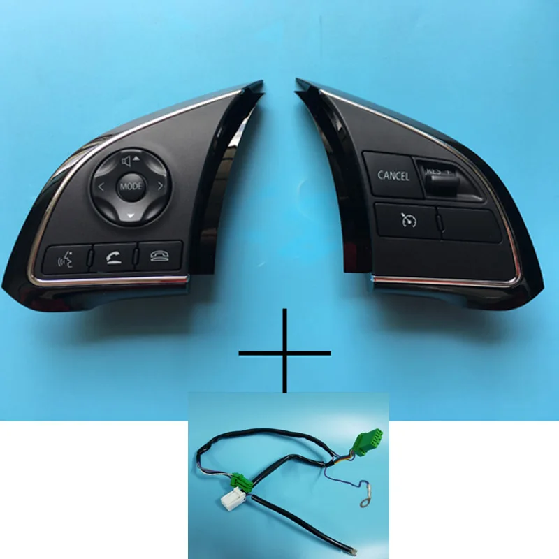 a set Для Mitsubishi Outlander 13-15- Xpander Круиз Переключатель управления рулевым колесом кнопка переключения звука переключатель громкости - Цвет: a set