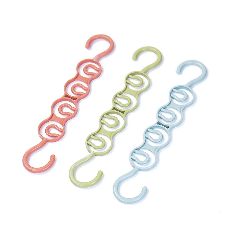 Вешалка для одежды пластиковая с 4 отверстиями вешалка шкафа держатель