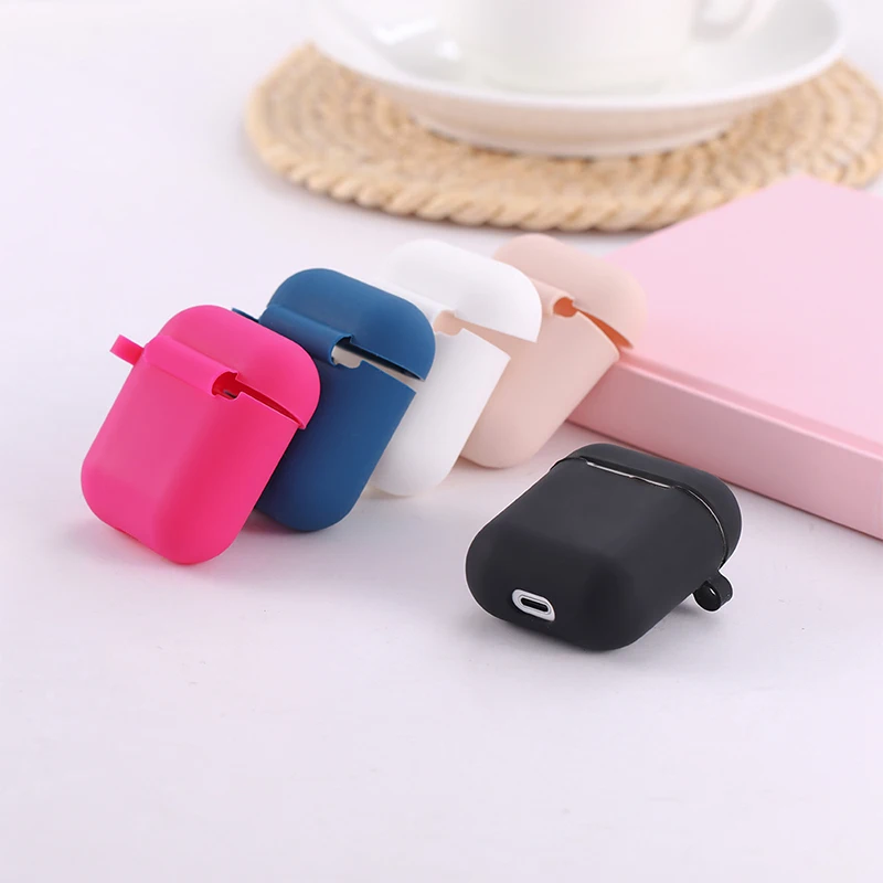 Милый силиконовый чехол из ТПУ для Apple airpods беспроводных наушников с Bluetooth Мягкий