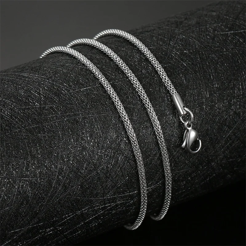 AZIZ BEKKAOUI Basic Chain Necklace for Men Women Corn Link Twist Wholesale Jewelry 45-60cm  Украшения и