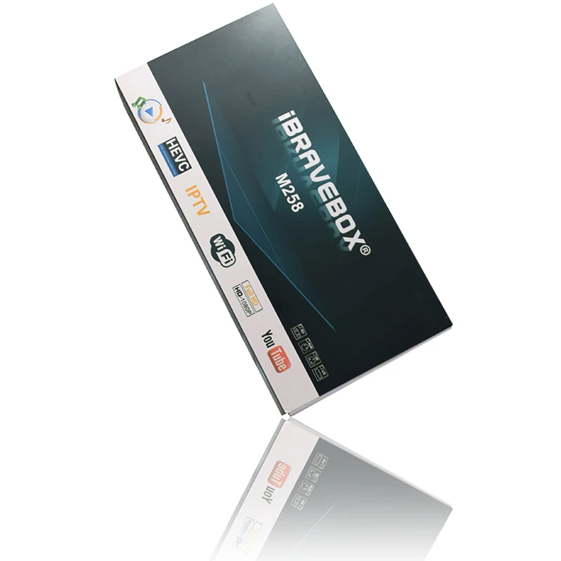 Испания Великобритания италия ТВ коробка Ip tv/Отт iBRAVEBOX M258 Smart HEVC и H.264 телеприставка M258 Поддержка usb wifi