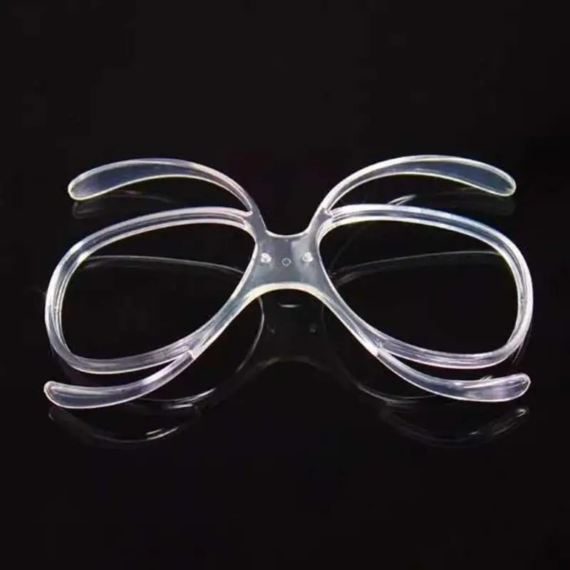 Новые прозрачные лыжные очки близорукость защитный адаптер Рамка встроенные