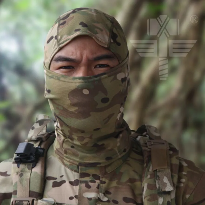 Мультикам тактическая Балаклава страйкбольная охотничья уличная Военная мотоциклетный лыжный велосипедный защитный шейный колпачок, шапка, маска для лица