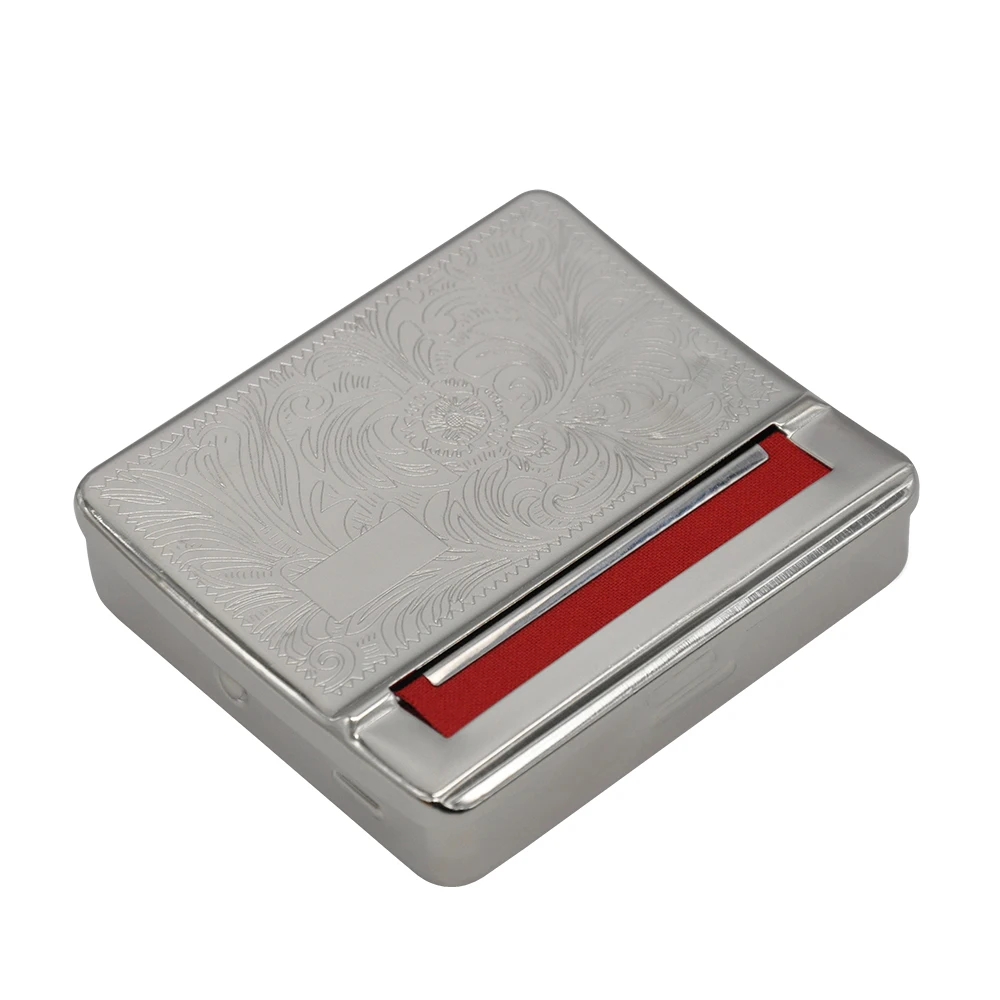 HORNET DANGER Metal Rolling Machine Case Storage Case With Fabric For 70MM Paper Cigarette Roller Cigarette Maker