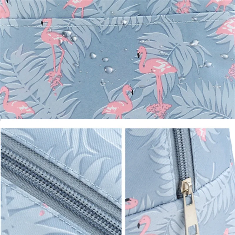 Водонепроницаемая Термосумка для ланча с фламинго женщин детей мужчин