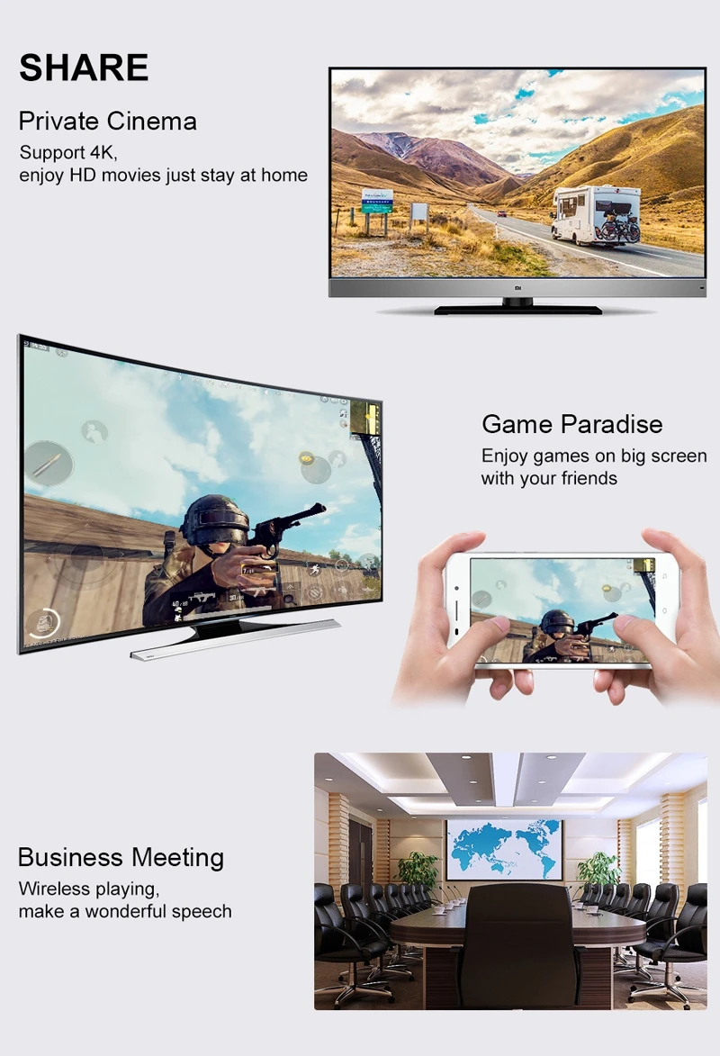 HDMI беспроводной wifi 2,4/5G 4K зеркальное отображение Airplay DLNA дисплей ключ адаптер для IPhone 11 Pro Max huawei P30 Android телефон к телевизору