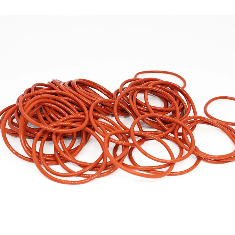 Красные силиконовые кольцо Силиконовое/VMQ уплотнительное толщиной 2 4 мм OD 60/75/150