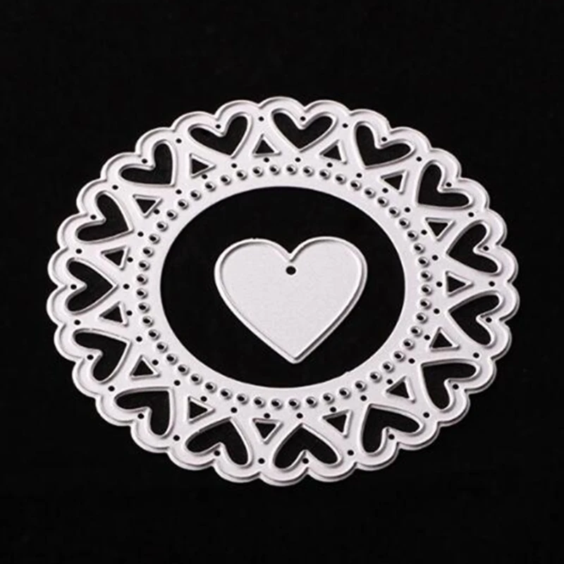 SCD144 Metal Cutting Dies For Scrapbooking Die Cuts DIY Cards Album Decoration Emossing Folder Stencils Love Heart Cutter Tools | Дом и сад