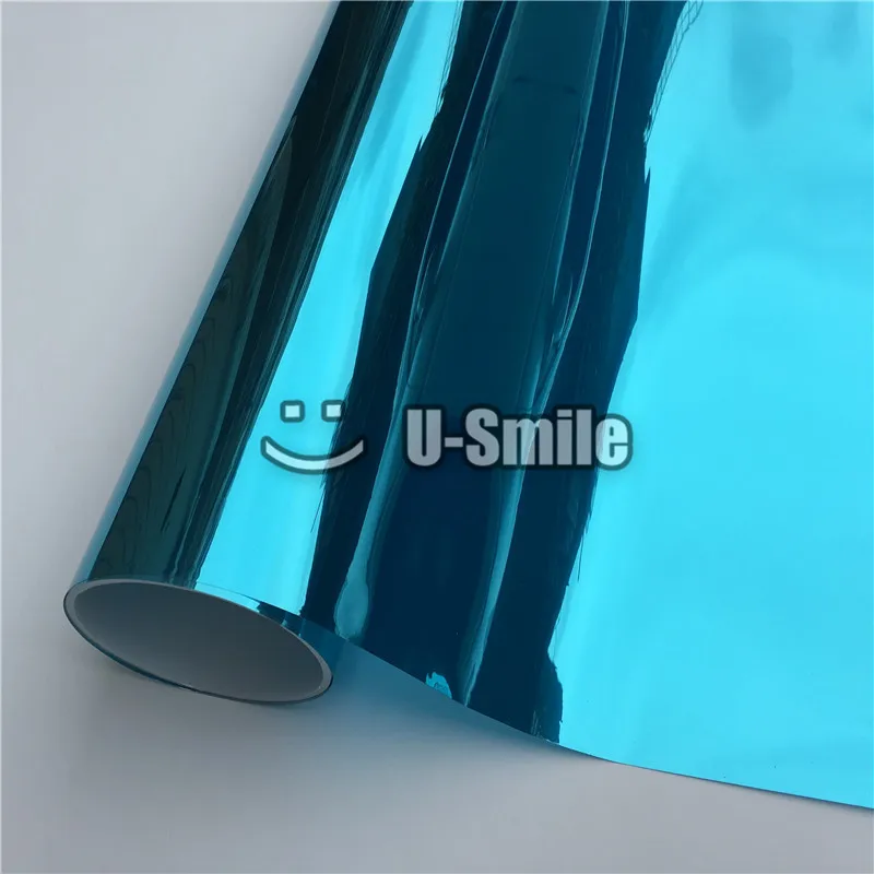 VLT Тонировочная пленка для окон из сине серебристой фольги Размер: 1 52*30 м/рулон