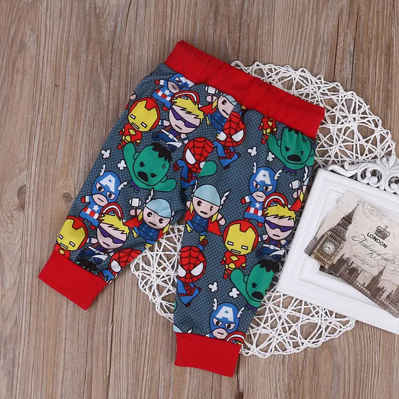 Cartoon Children Newborn Kids Baby Boy Pants Clothes Toddler baby boys Leggings Outfits Costumes Cotton |