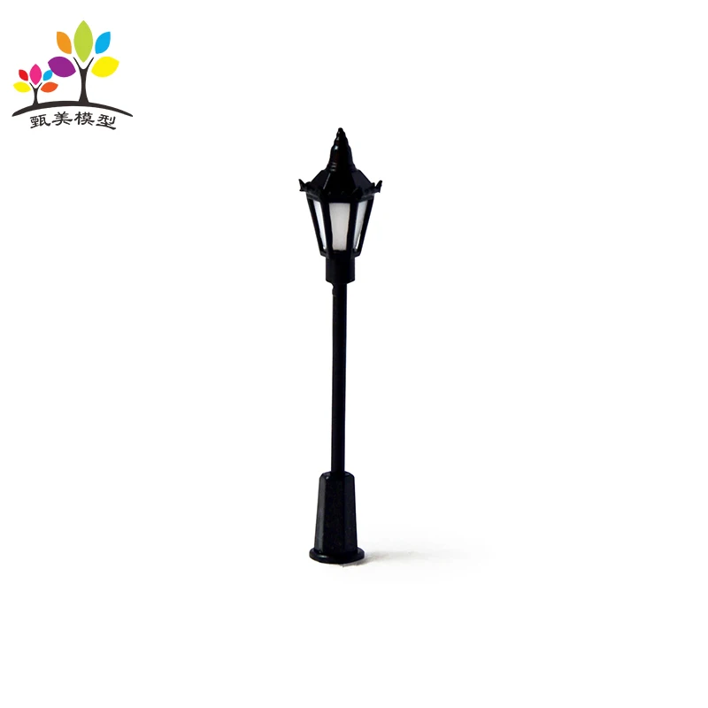 20 Pieces/lot LED Plastic Model Lamp Single-Head Urban Road 3v |
