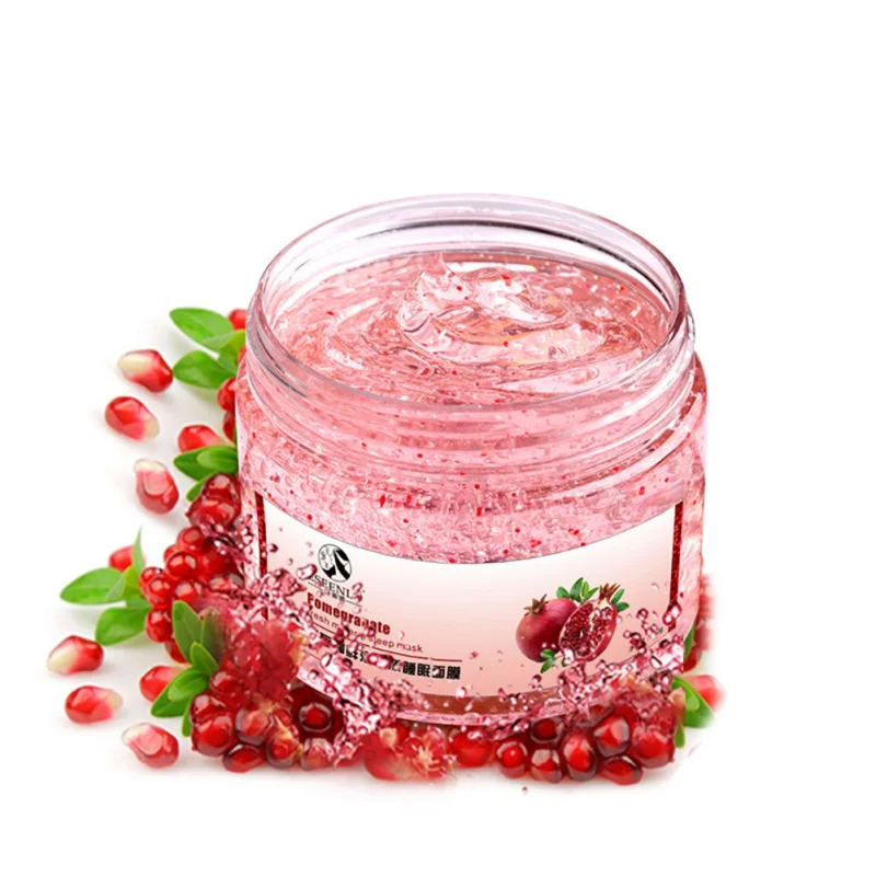 Красная маска для сна с гранатом увлажняющий против морщин|Средства ухода и