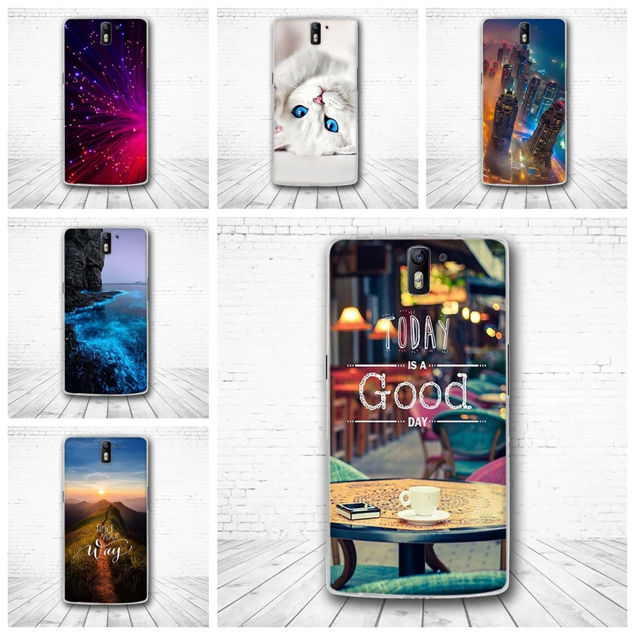 Чехол для OnePlus One 1 + роскошный мягкий ТПУ чехол с 3D принтом модный дизайн задняя