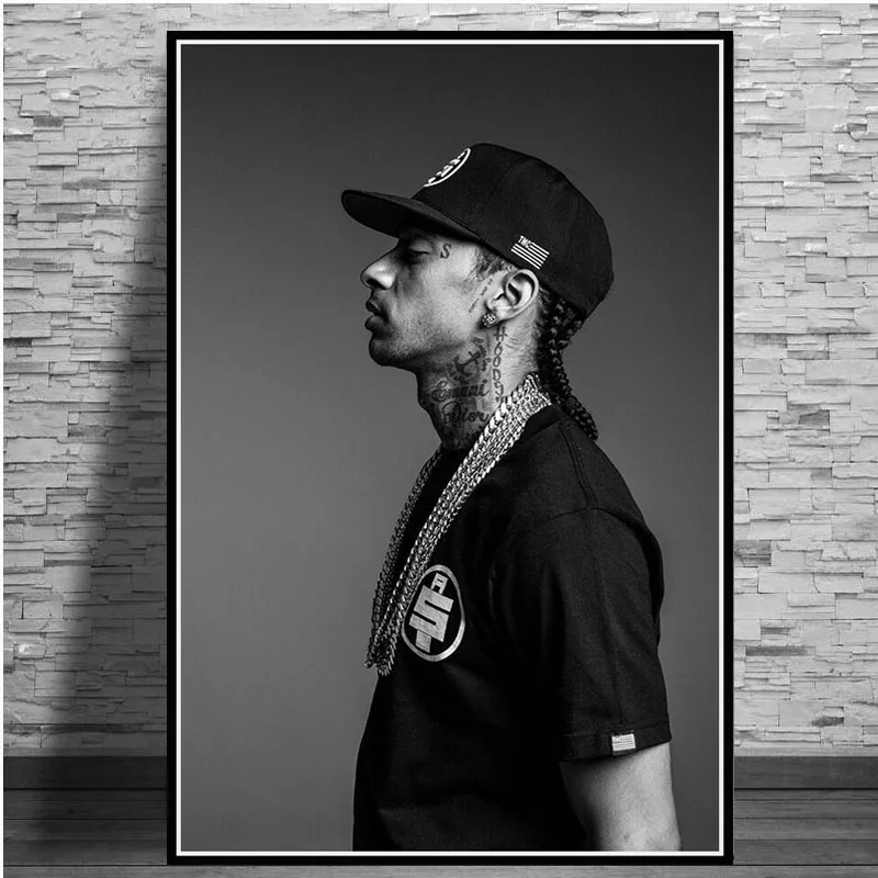 Плакат и печатная графика новая Nipsey Hussle Rapper хип хоп Музыка поп звезда портрет настенная художественная живопись картины для гостиной домашний декор