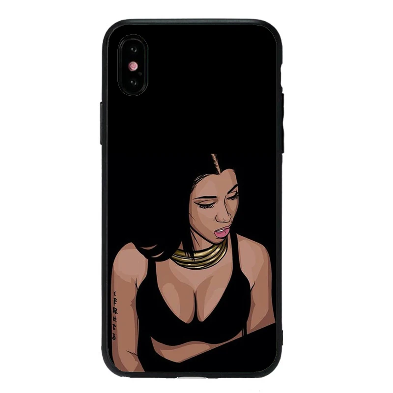 Чехол для телефона Cardi B Nicki Minaj роскошный уникальный дизайн мягкий чехол из ТПУ