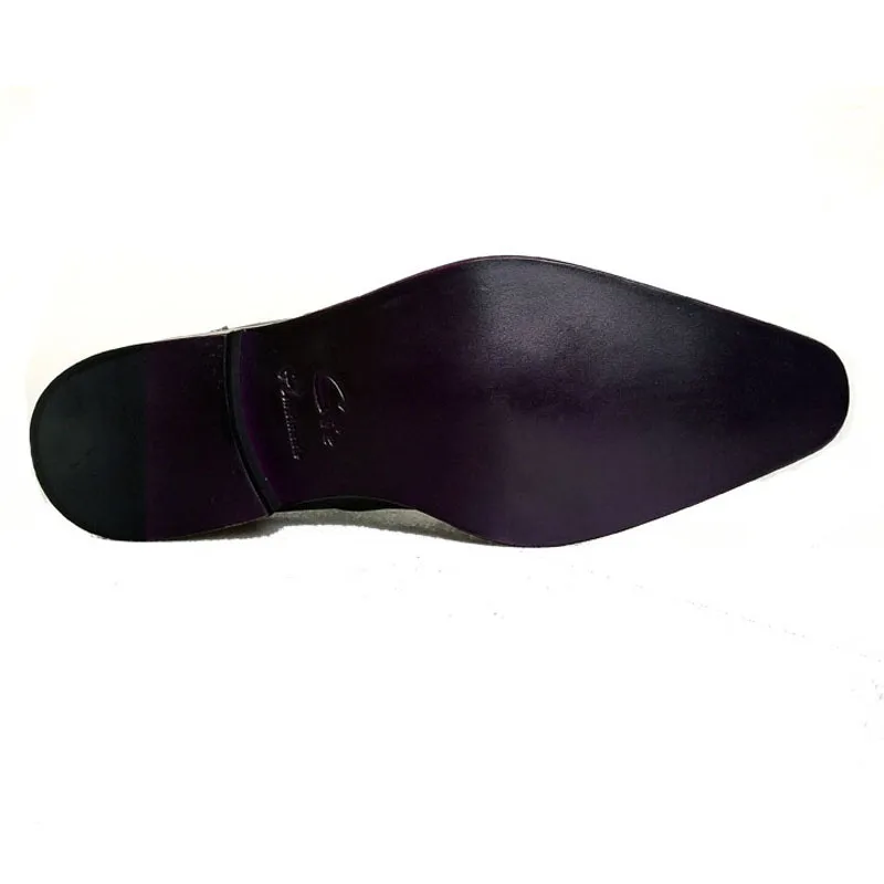 Мужские туфли на плоской подошве cie с острым носком из 100% натуральной телячьей