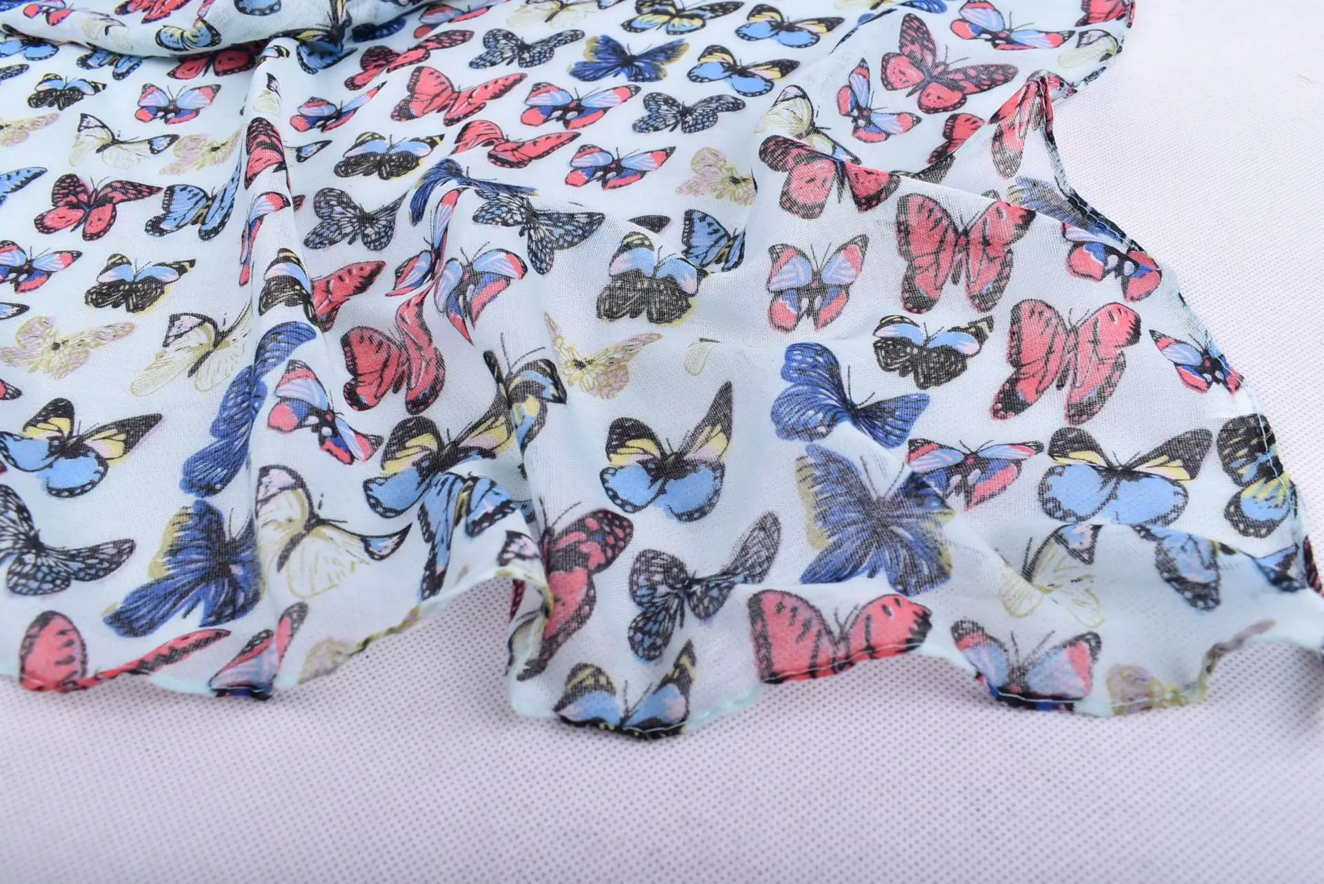 Женское шифоновое парео с запахом саронг платок на купальник Пляжное бикини