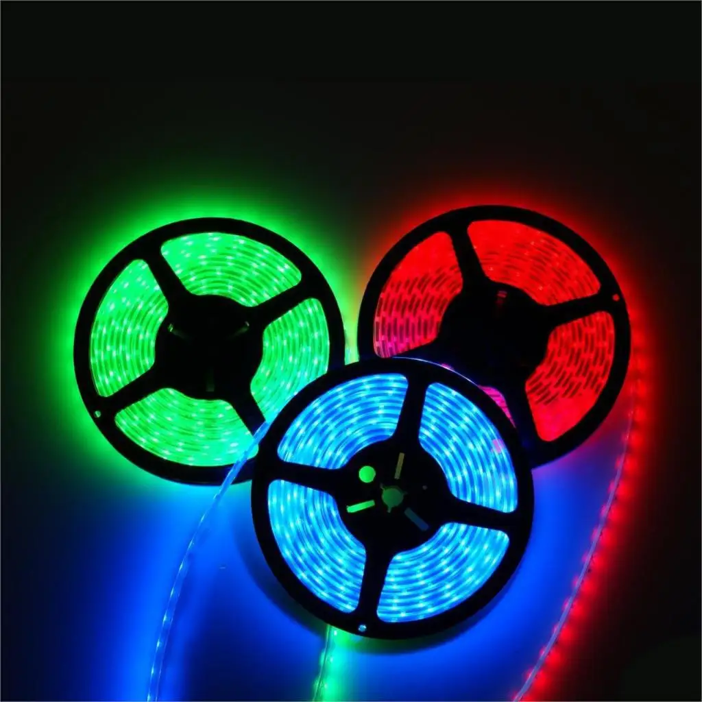 Светодиодная лента 3528SMD 12 В гибкая Водонепроницаемая LED полоска для украшения