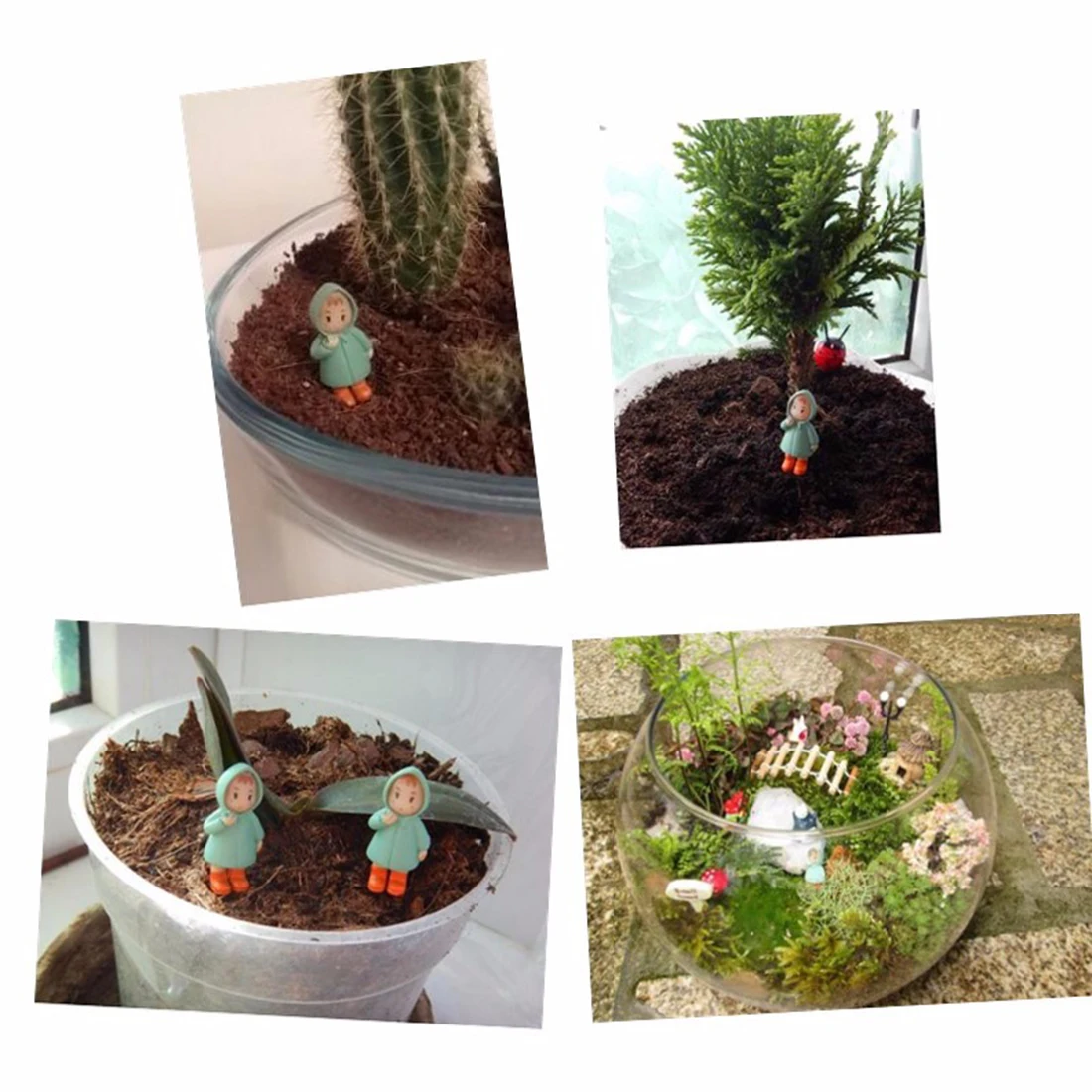 Новинка 1 шт. милые миниатюрные фигурки полимерные украшения для девочек