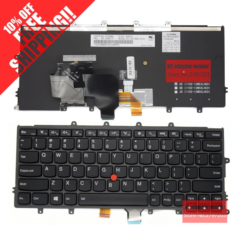 Новая замена для ноутбука LENOVO Thinkpad X240 X240S X250 X260 X230S X270 со встроенной