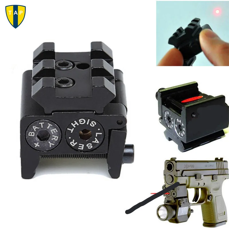 Регулируемый Компактный Тактический лазерный коллиматорный мини прицел с