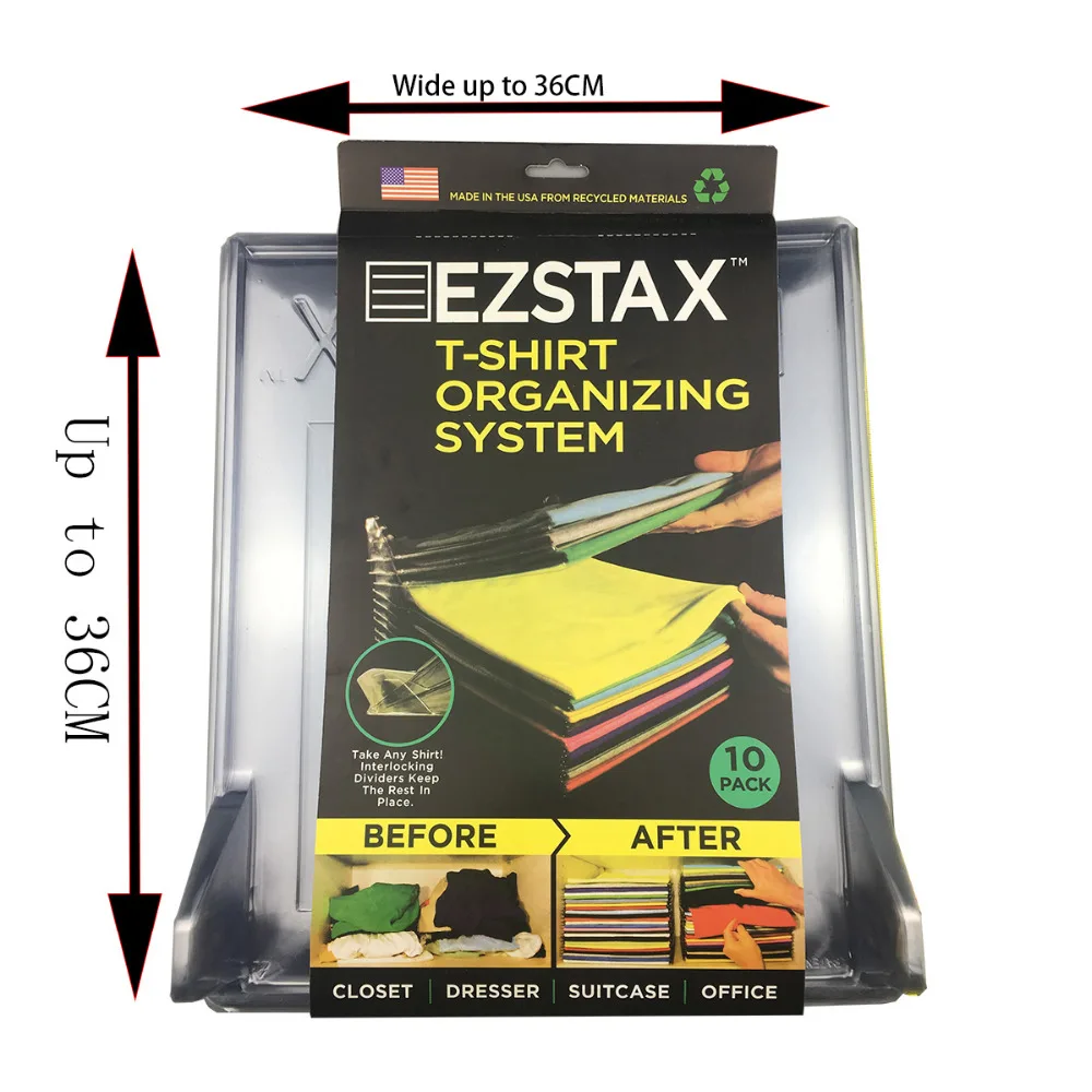 Органайзер для одежды Ezstax 10/15/20 слоев органайзер тканевый ящик хранения офисных