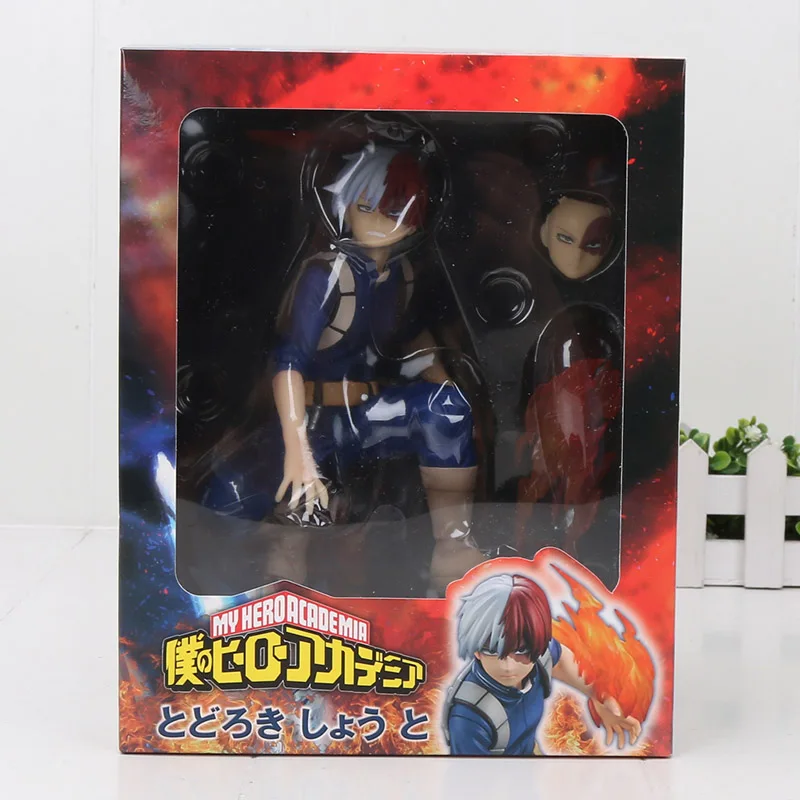 3039 in box 16 см аниме My Hero Academy фигурка шото Тодороки фигурка ПВХ коллекционные модельные украшения куклы игрушки для детей - Цвет: 3039 in box