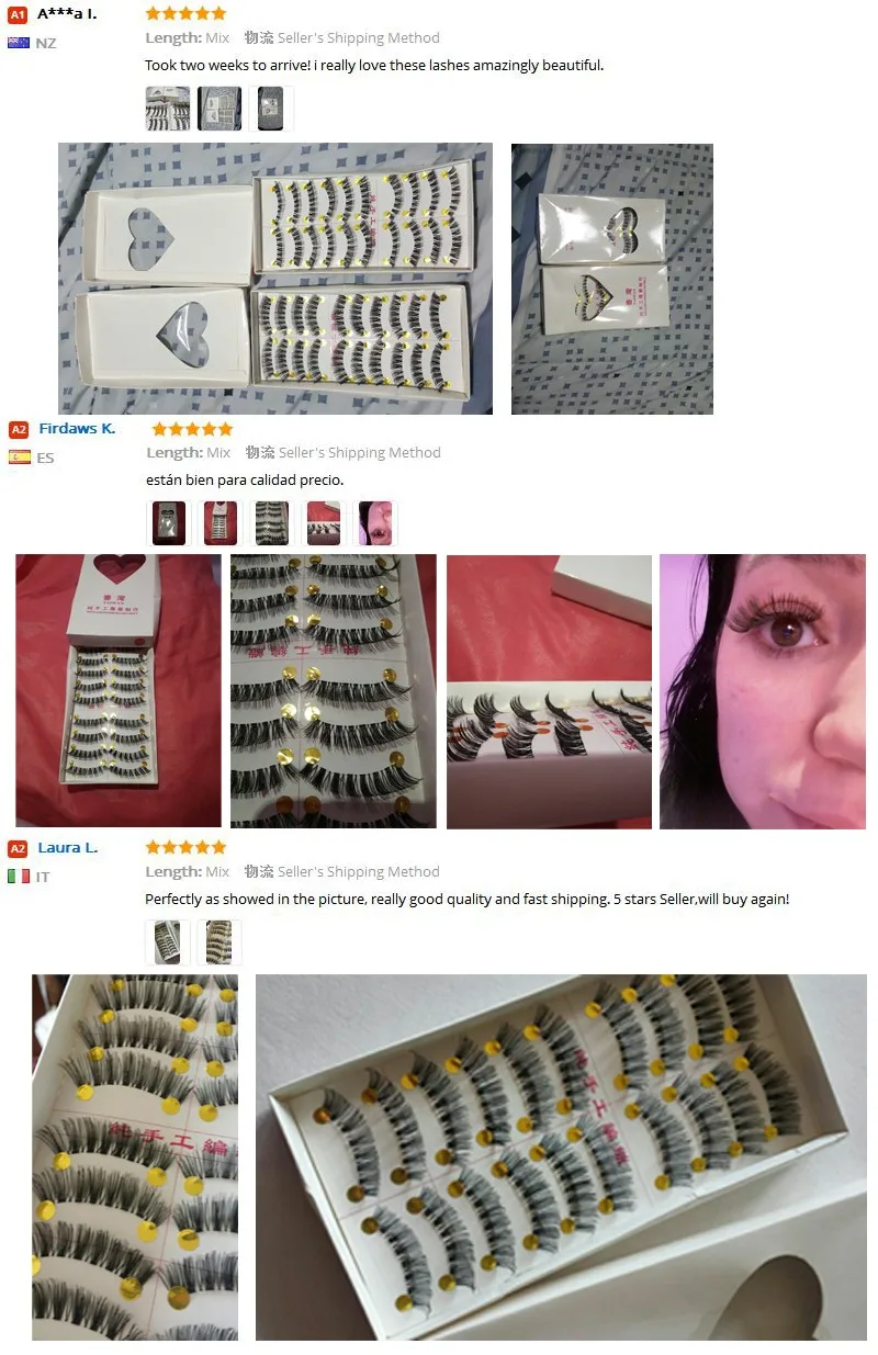 10 пар, Модный мягкий макияж, ручная работа, Cilios Posticos, натуральный макияж, накладные ресницы, ресницы для глаз, ciglia finte moda#50923