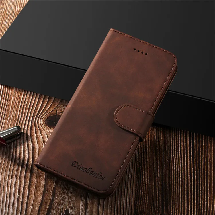 Коричневый Роскошный кожаный флип-чехол для huawei mate 20 Lite, чехол для huawei mate 20 Pro mate 20, чехол для телефона, кошелек, чехол - Цвет: Коричневый