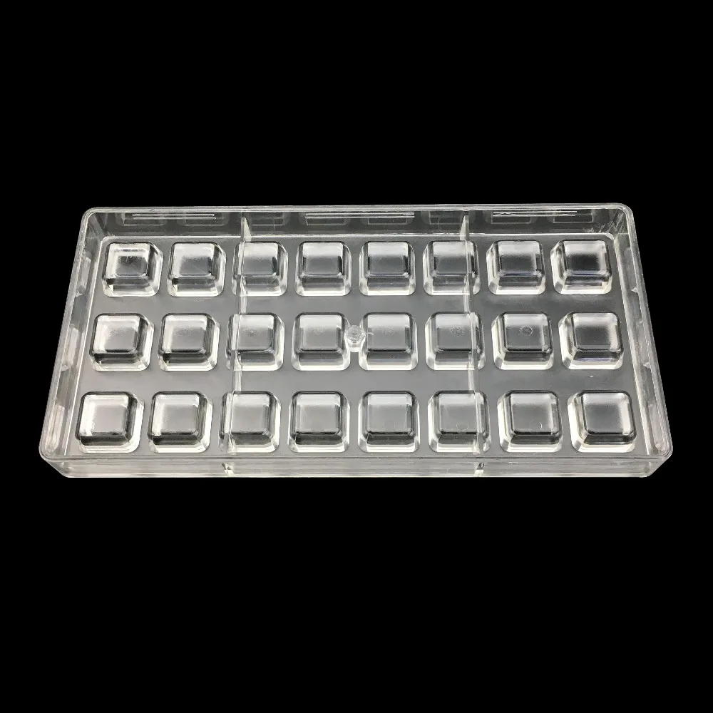 Недорогая жесткая коробка из поликарбоната шоколадная форма|polycarbonate chocolate