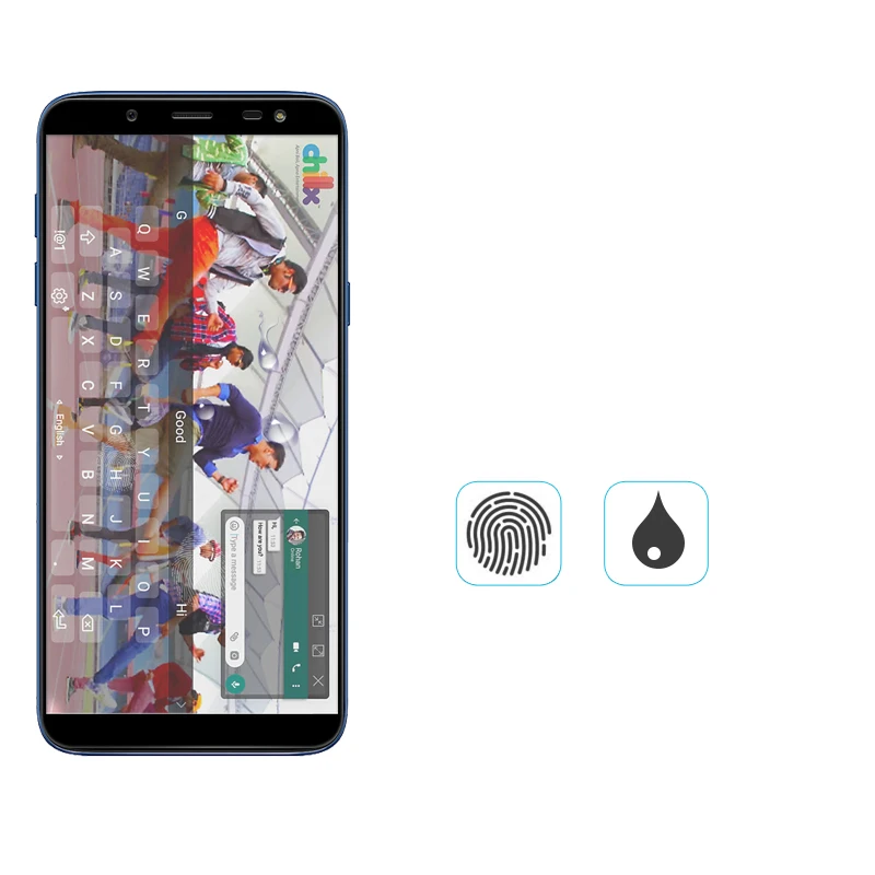 Ультратонкая Защитная пленка для экрана из закаленного стекла Samsung Galaxy J6 2018