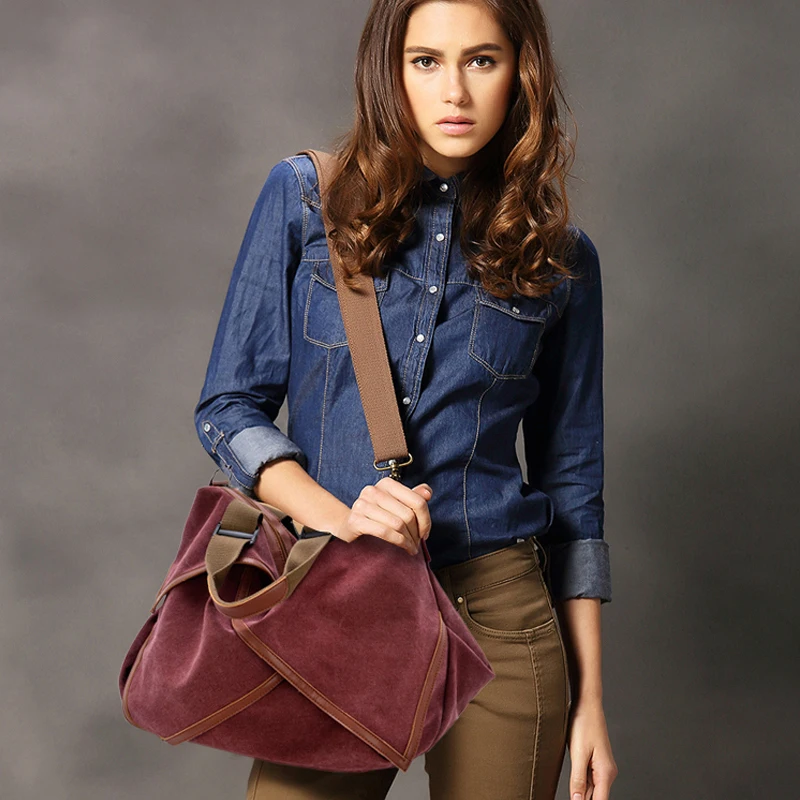 Высококачественная большая женская Холщовая Сумка сумки на плечо стильная