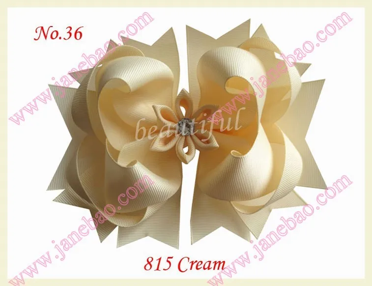 free shipping 2017 Newest 120pcs 6.5 Inch Romantic hair bows clip Mix color boutique clips girl | Аксессуары для одежды