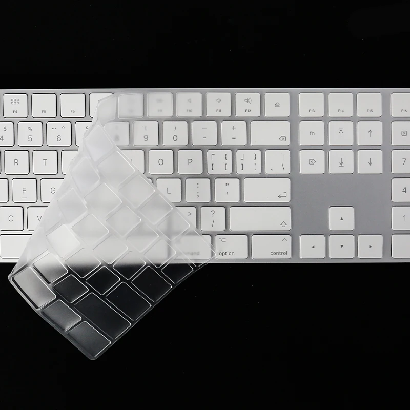 XSKN клавиатура кожа для Apple iMac Волшебная клавиатура цифровая клавиатура прозрачная ТПУ Водонепроницаемая клавиатура для ноутбука защитная пленка