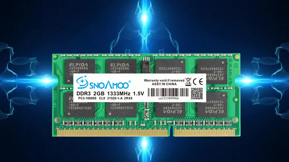 SNOAMOO DDR3 4 Гб 1333/1600 МГц Память Ram ноутбук память SO-DIMM PC3-10600S 204 Pin 1,5 V 2Rx8 SO-DIMM памяти компьютера гарантия