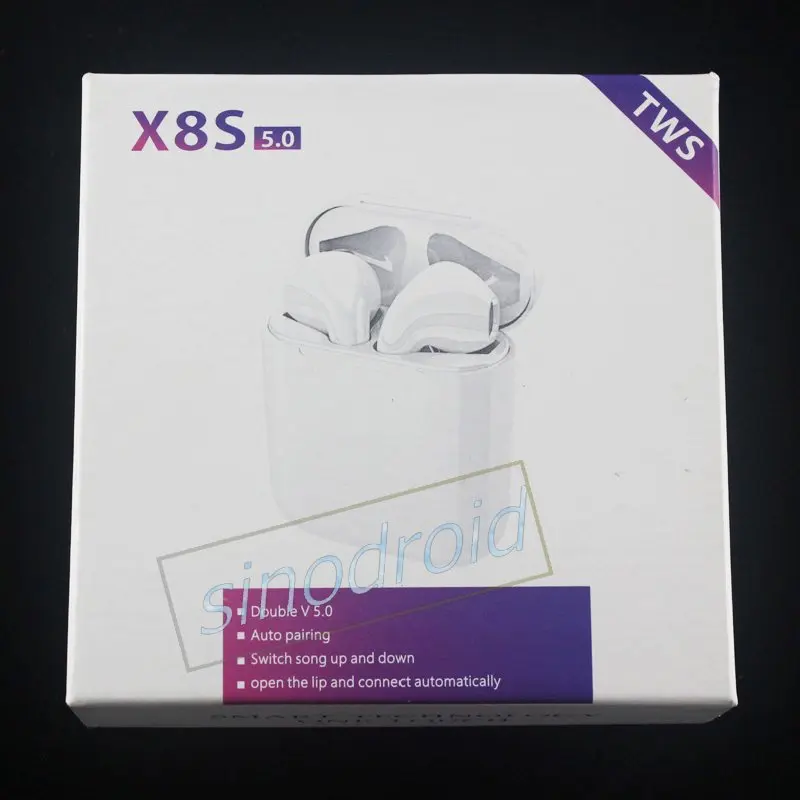 X8S TWS мини беспроводные Bluetooth 5,0 стерео наушники Близнецы спортивные наушники с всплывающим окном микрофон Автоматическое Сопряжение