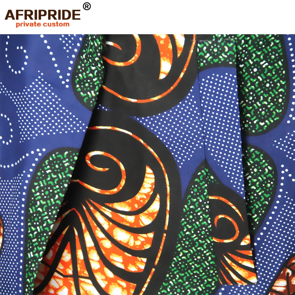 2019 африканские пальто для женщин AFRIPRIDE чистый хлопковый Базен riche Анкара печати