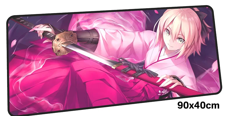 Fate Saber Коврик для мыши геймер 900x400 мм notbook коврик для мыши большой игровой коврик для мыши большой высококлассный коврик для мыши стол для компьютера padmouse