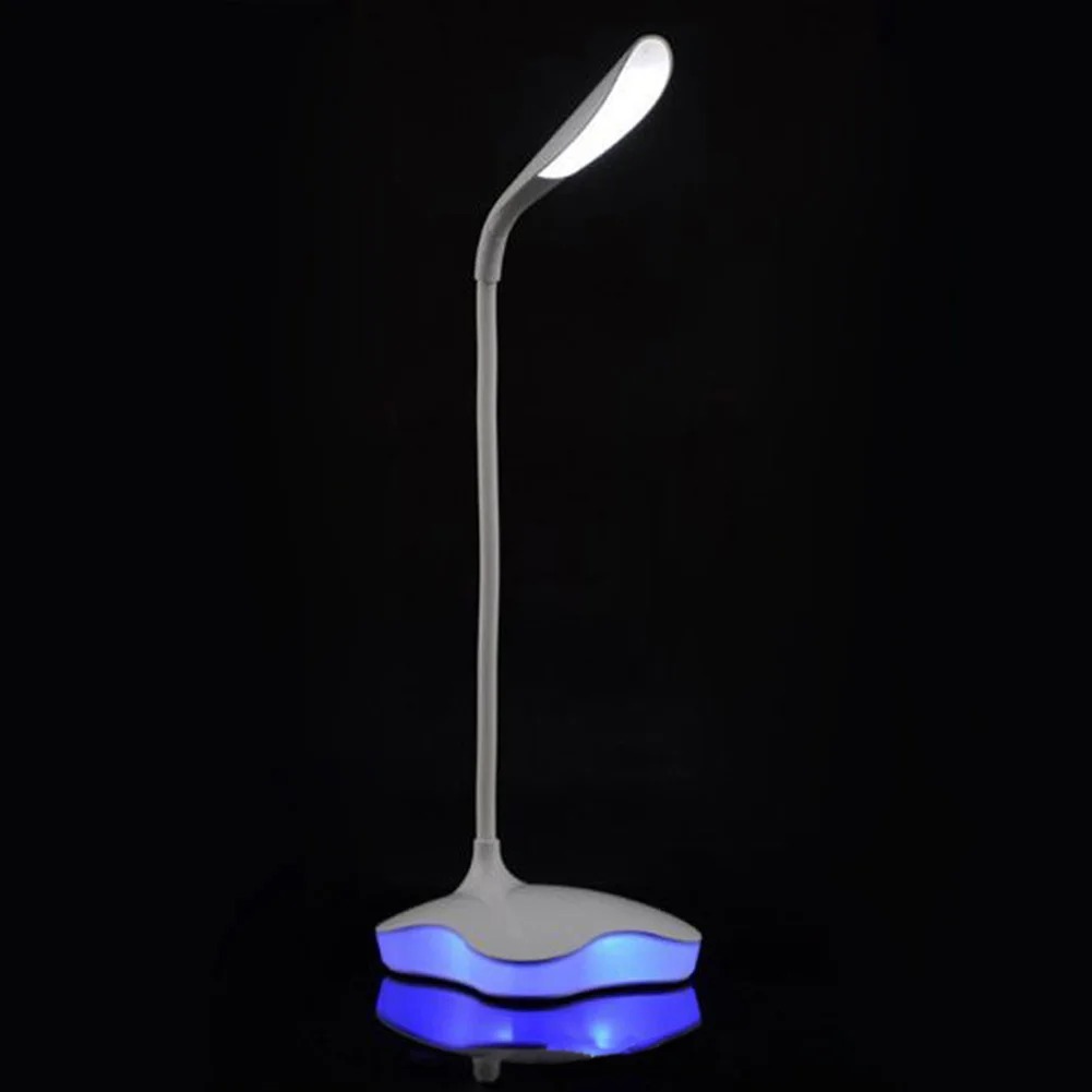 3 уровня Диммируемый Клевер светодиодный датчик настольная лампа Защита глаз