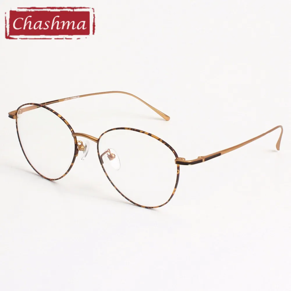 

Chashma Brand Top Quality B Titanium Eyewear Women Men Prescription Optical Glasses Frames Retro Vintage Round Light Eye Glasses