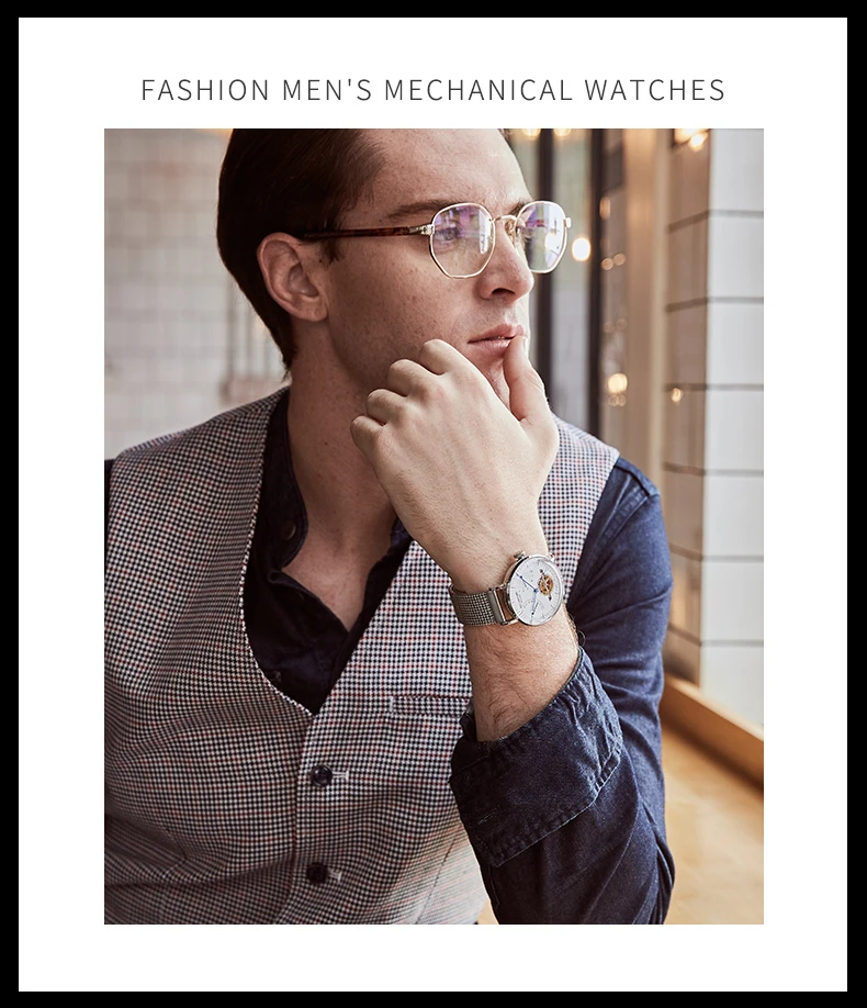 Reloj Hombre GUANQIN автоматические механические часы для мужчин Роскошные маховик нержавеющая сталь водостойкие Mekanik коль Saati