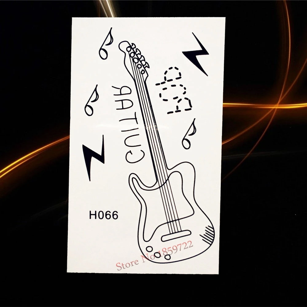 Черные слова буквы имитация флэш татуировки одноразовые временные наклейки для