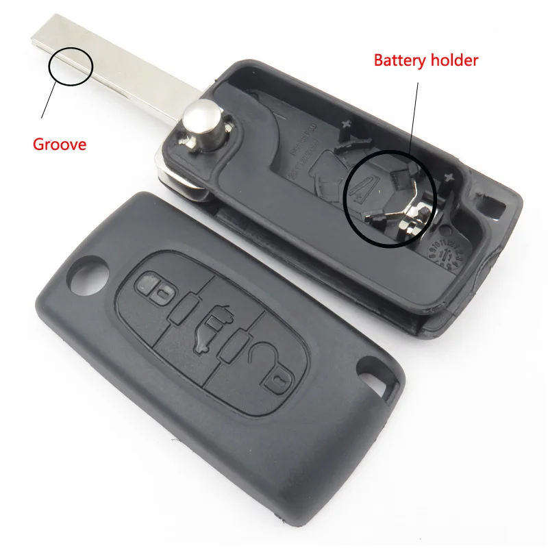 Чехол cocolockkey для Fiat Scudo с дистанционным брелоком 3 кнопками средний сигнал ван