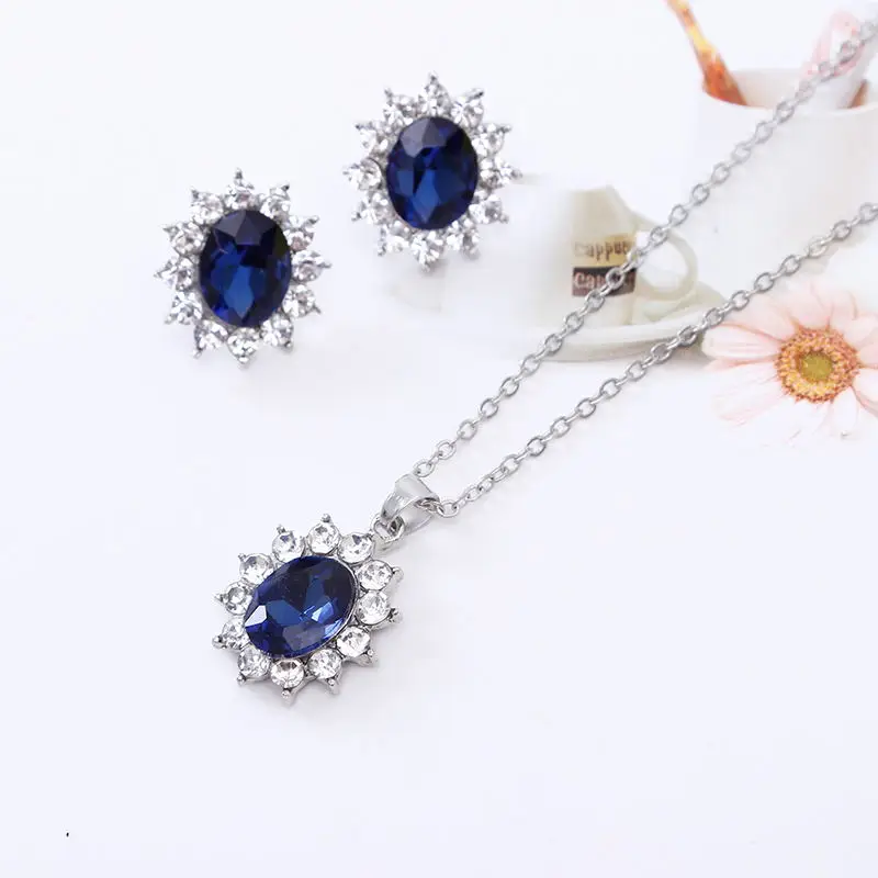 Womens Vintage Necklace with Earrings Sets for Party Decorations Women Romantic Necklaces Jewellery | Украшения и аксессуары