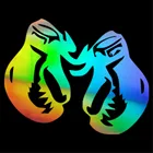 Движущиеся боксерские перчатки, автомобильные наклейки, стены, фотообои