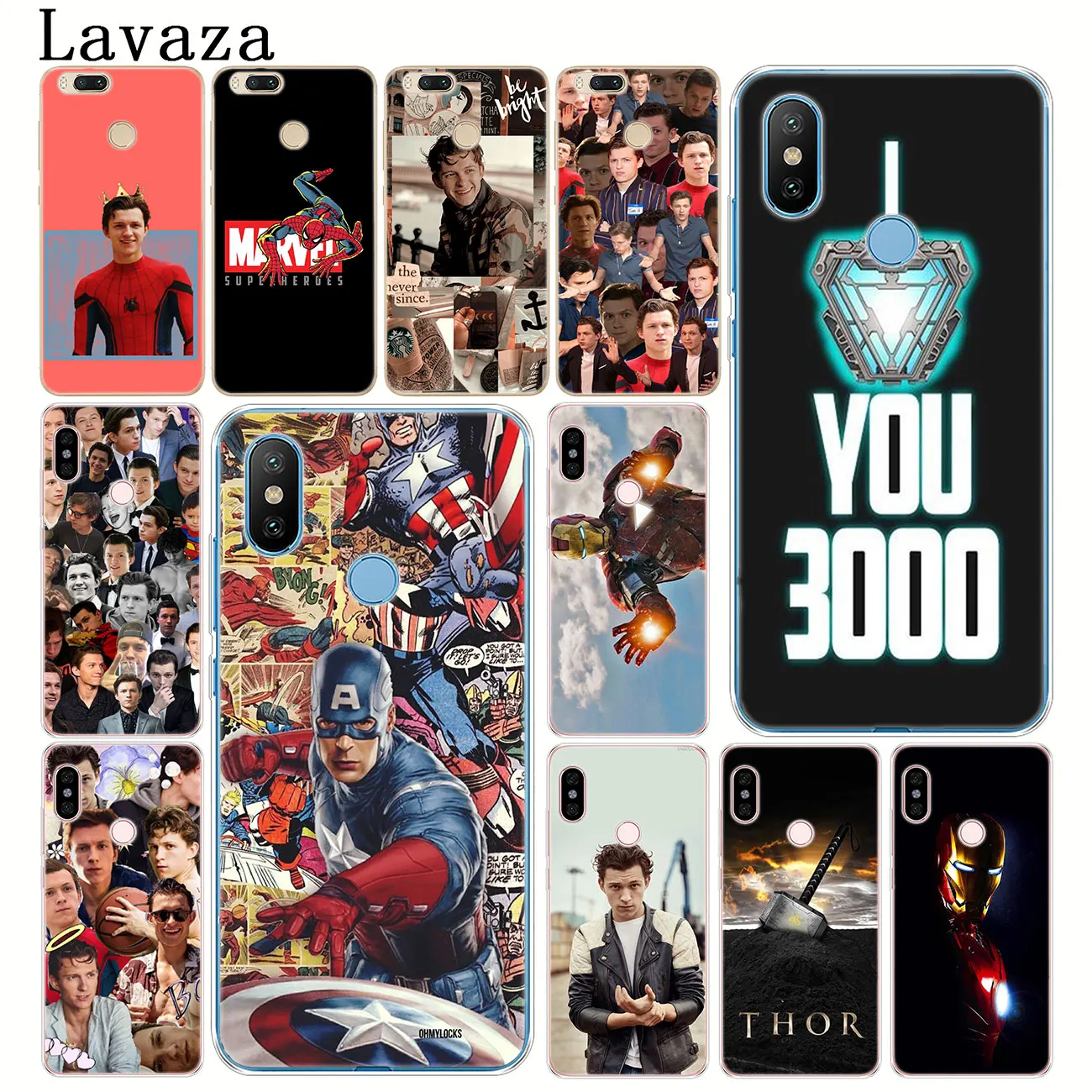 Lavaza комиксов Marvel Человека-паука и Tom Holland жесткий чехол для телефона Xiaomi Redmi K20 8A 7A 5A